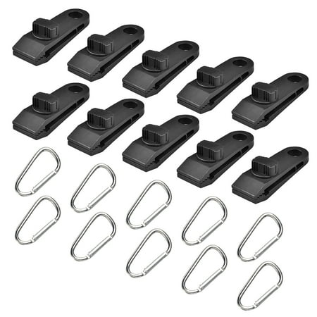 pour Auvent de Tente de Camping en Plein Air Pince d'ancrage de Toile VORA 10 PièCes Pinces à Bache Multi-Usages SéCurise Pince de Camping Pince pour Auvent de Tente de Camping en Plein Air Pince d'ancrage de Toile VORA 10 PièCes Pinces à Bache Multi-Usages SéCurise Pince de Camping Pince